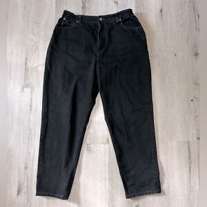 L.L Bean Black Comfort Waist Jeans Size 16